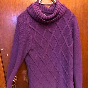 IZOD Purple knit sweater
